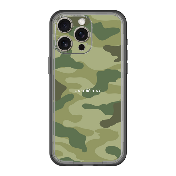 スリムプロテクションプレミアムケース［ Camouflage - Green ］