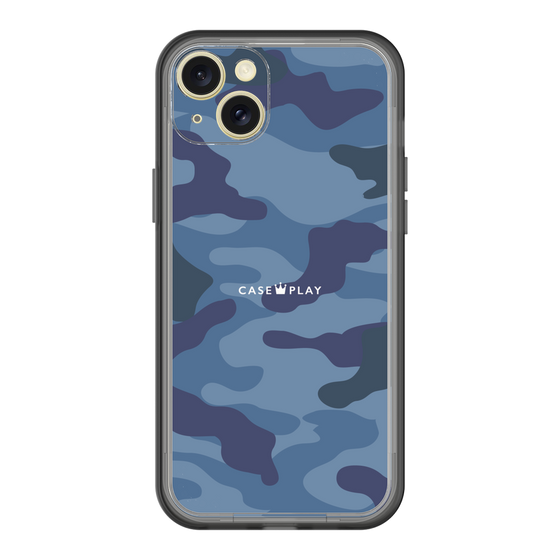 スリムプロテクションプレミアムケース［ Camouflage - Blue ］