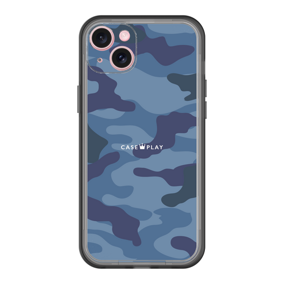スリムプロテクションプレミアムケース［ Camouflage - Blue ］