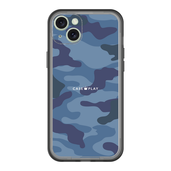 スリムプロテクションプレミアムケース［ Camouflage - Blue ］