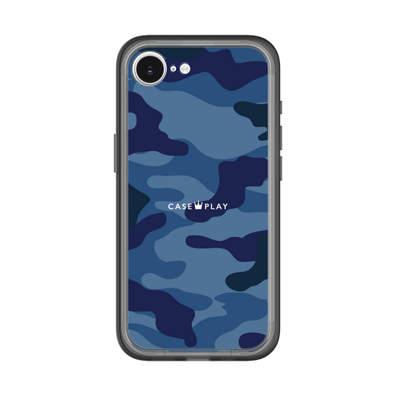 スリムプロテクションプレミアムケース［ Camouflage - Blue ］