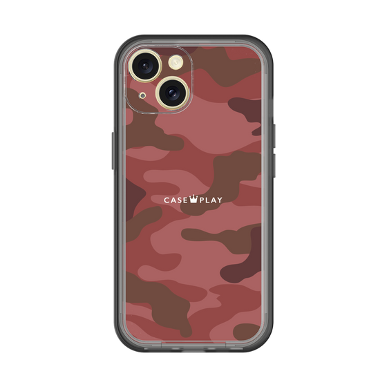 スリムプロテクションプレミアムケース［ Camouflage - Red ］