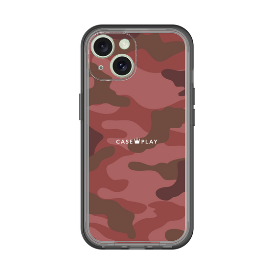 スリムプロテクションプレミアムケース［ Camouflage - Red ］