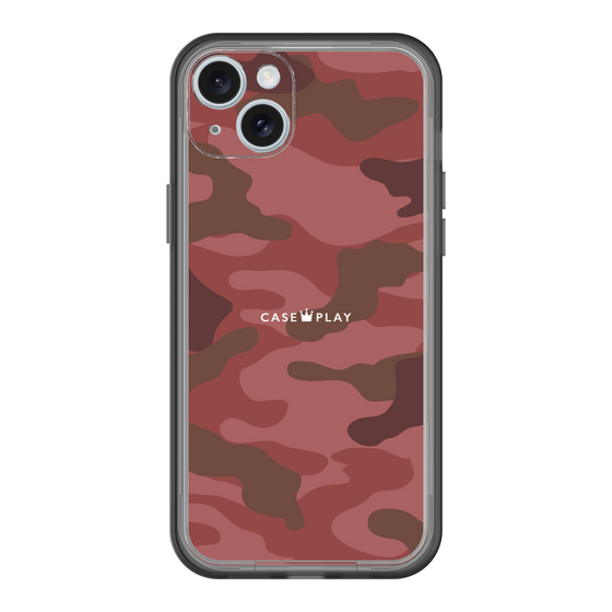 スリムプロテクションプレミアムケース［ Camouflage - Red ］