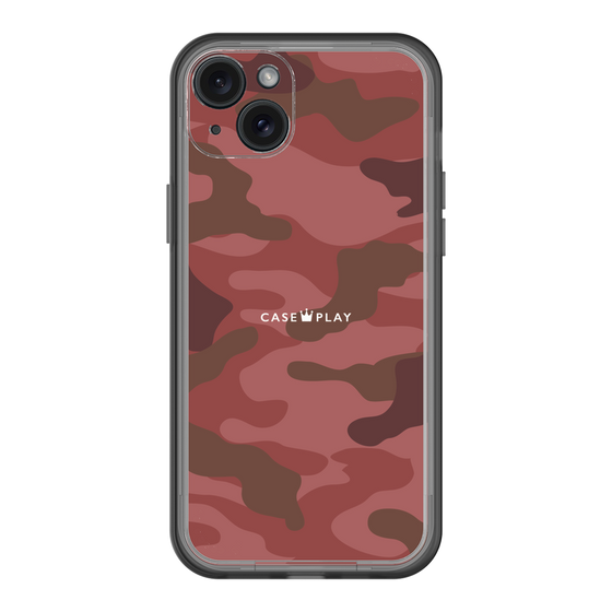 スリムプロテクションプレミアムケース［ Camouflage - Red ］