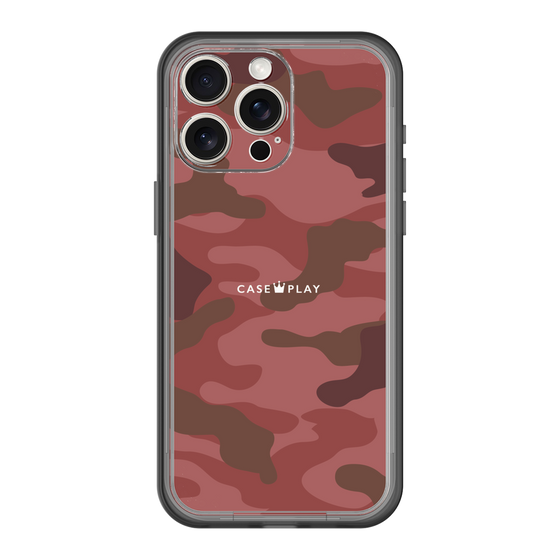 スリムプロテクションプレミアムケース［ Camouflage - Red ］