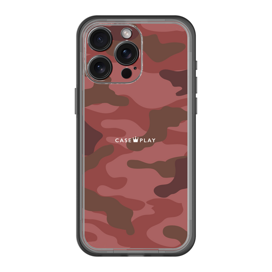 スリムプロテクションプレミアムケース［ Camouflage - Red ］