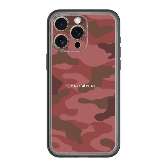 スリムプロテクションプレミアムケース［ Camouflage - Red ］