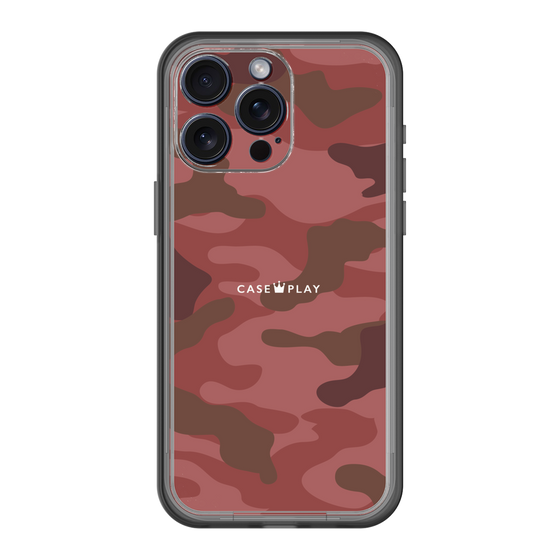 スリムプロテクションプレミアムケース［ Camouflage - Red ］