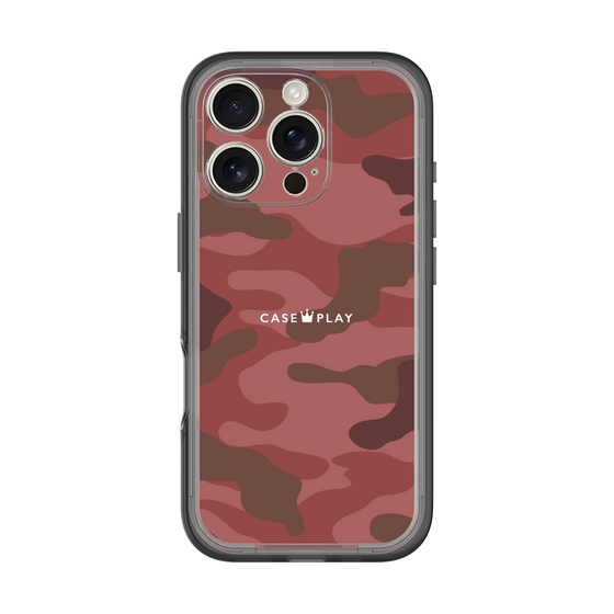 スリムプロテクションプレミアムケース［ Camouflage - Red ］