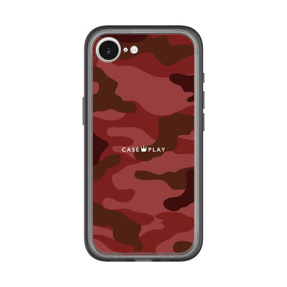 スリムプロテクションプレミアムケース［ Camouflage - Red ］
