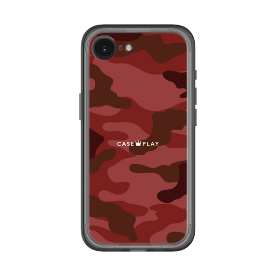 スリムプロテクションプレミアムケース［ Camouflage - Red ］