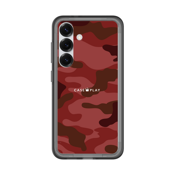 スリムプロテクションプレミアムケース［ Camouflage - Red ］