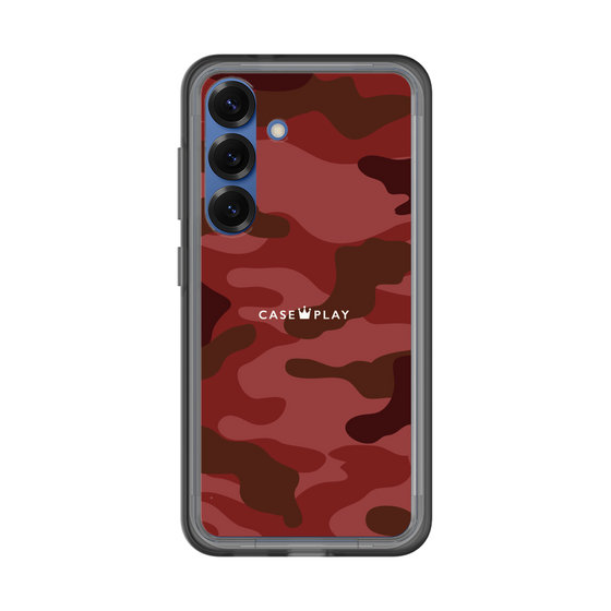 スリムプロテクションプレミアムケース［ Camouflage - Red ］