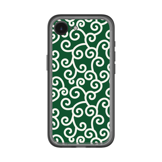 スリムプロテクションプレミアムケース［ 唐草模様 - Green ］