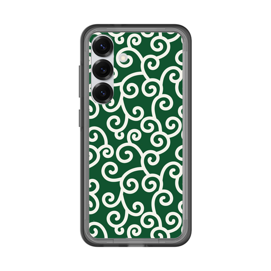 スリムプロテクションプレミアムケース［ 唐草模様 - Green ］