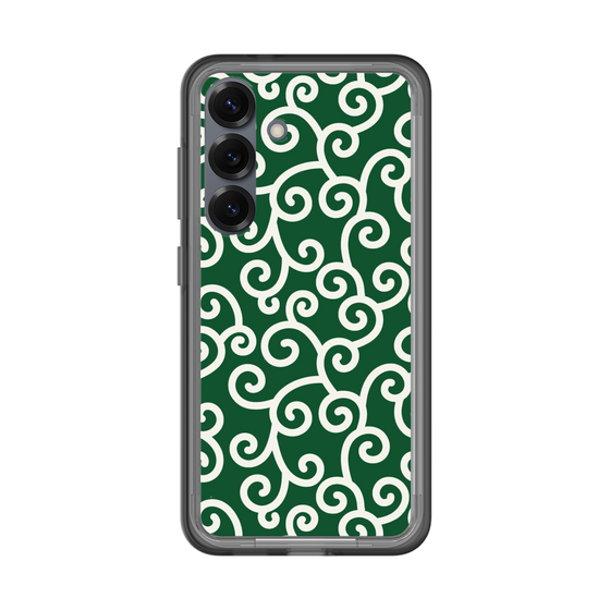 スリムプロテクションプレミアムケース［ 唐草模様 - Green ］