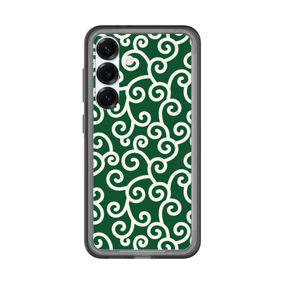 スリムプロテクションプレミアムケース［ 唐草模様 - Green ］