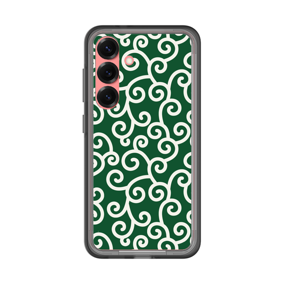 スリムプロテクションプレミアムケース［ 唐草模様 - Green ］