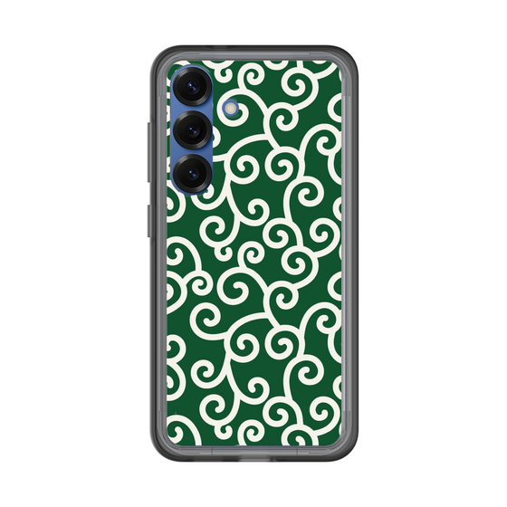 スリムプロテクションプレミアムケース［ 唐草模様 - Green ］