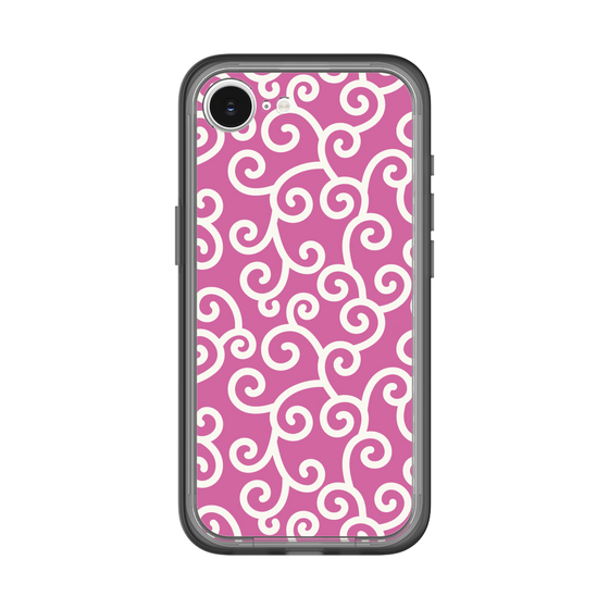 スリムプロテクションプレミアムケース［ 唐草模様 - Pink ］