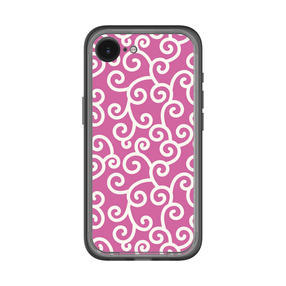 スリムプロテクションプレミアムケース［ 唐草模様 - Pink ］