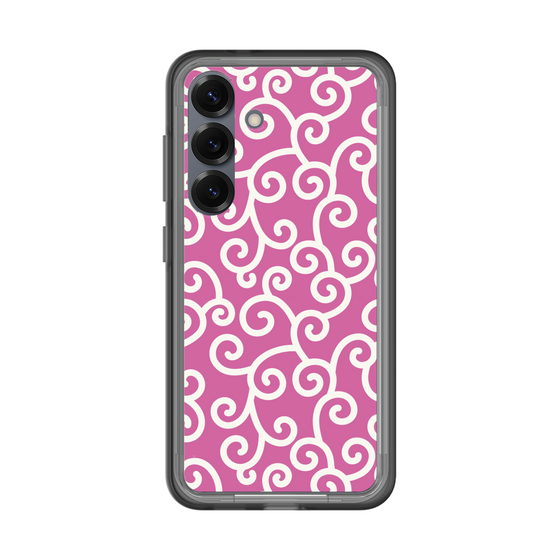 スリムプロテクションプレミアムケース［ 唐草模様 - Pink ］