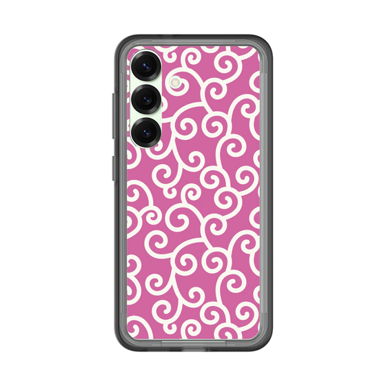 スリムプロテクションプレミアムケース［ 唐草模様 - Pink ］