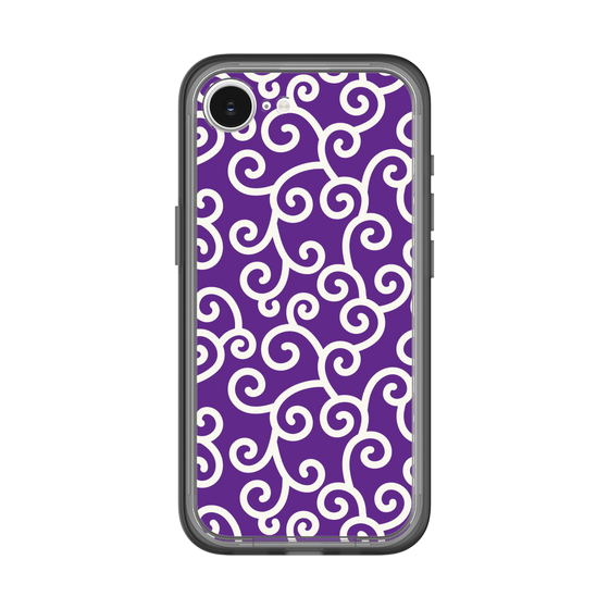 スリムプロテクションプレミアムケース［ 唐草模様 - Purple ］