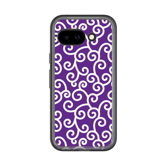 スリムプロテクションプレミアムケース［ 唐草模様 - Purple ］