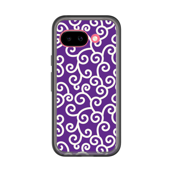 スリムプロテクションプレミアムケース［ 唐草模様 - Purple ］