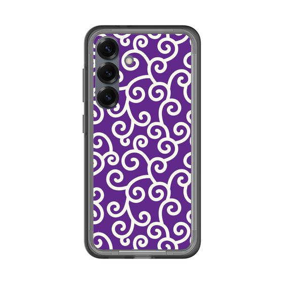 スリムプロテクションプレミアムケース［ 唐草模様 - Purple ］