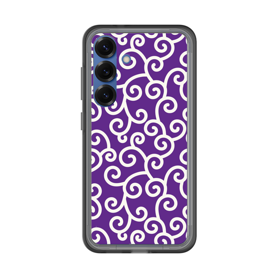 スリムプロテクションプレミアムケース［ 唐草模様 - Purple ］