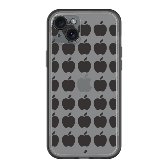 スリムプロテクションプレミアムケース［ Apple - Black ］