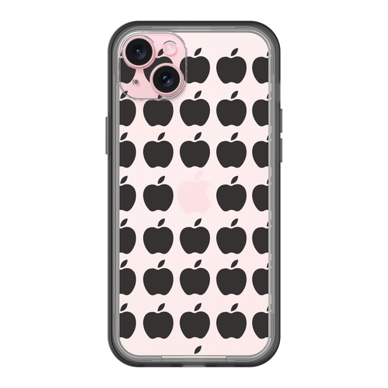 スリムプロテクションプレミアムケース［ Apple - Black ］