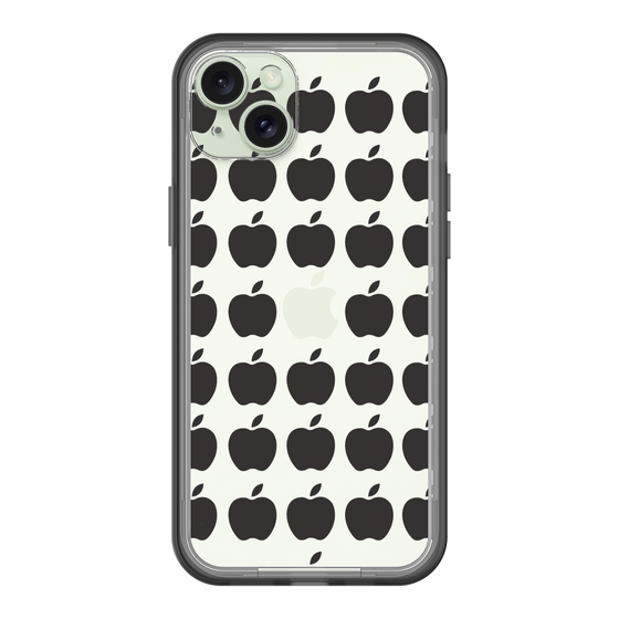 スリムプロテクションプレミアムケース［ Apple - Black ］