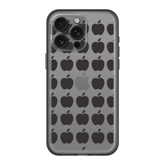 スリムプロテクションプレミアムケース［ Apple - Black ］