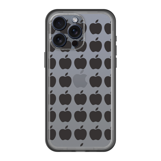 スリムプロテクションプレミアムケース［ Apple - Black ］