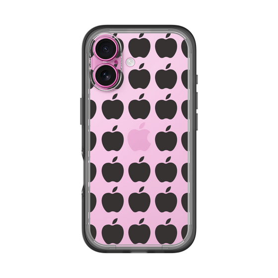 スリムプロテクションプレミアムケース［ Apple - Black ］