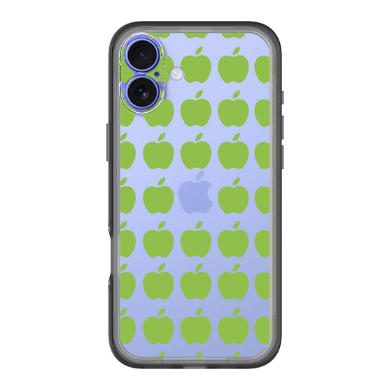 スリムプロテクションプレミアムケース［ Apple - Green ］