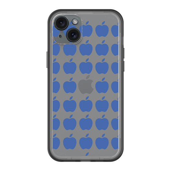 スリムプロテクションプレミアムケース［ Apple - Blue ］