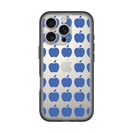 スリムプロテクションプレミアムケース［ Apple - Blue ］