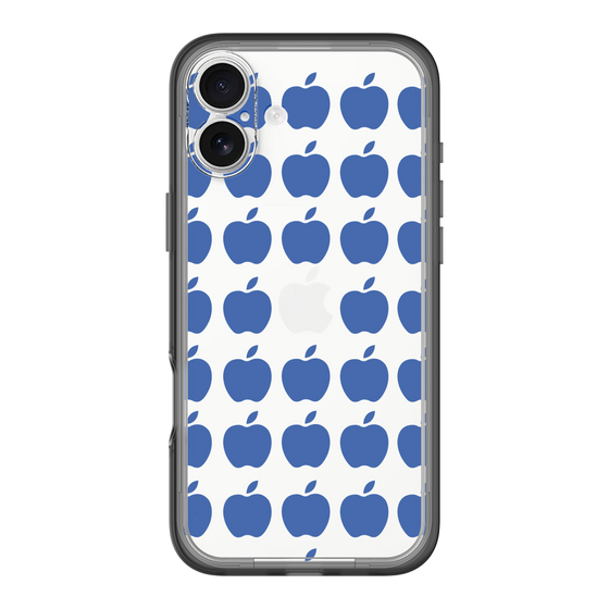 スリムプロテクションプレミアムケース［ Apple - Blue ］