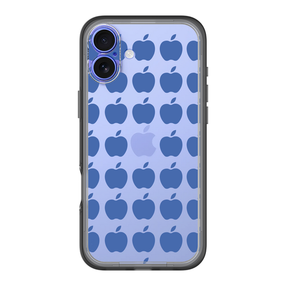 スリムプロテクションプレミアムケース［ Apple - Blue ］