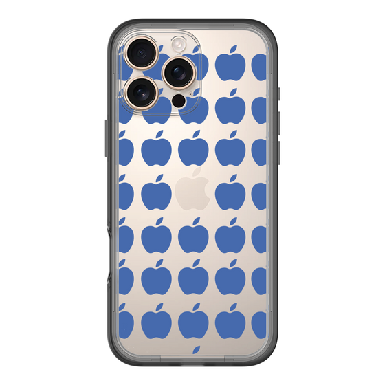 スリムプロテクションプレミアムケース［ Apple - Blue ］