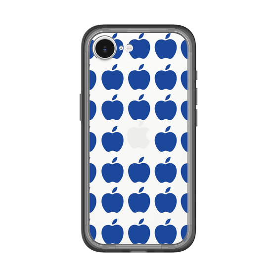 スリムプロテクションプレミアムケース［ Apple - Blue ］