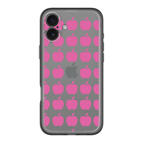 スリムプロテクションプレミアムケース［ Apple - Pink ］