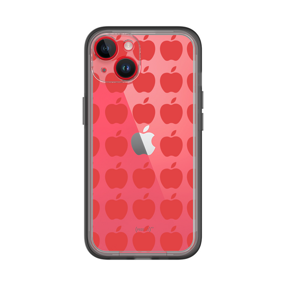 スリムプロテクションプレミアムケース［ Apple - Red ］