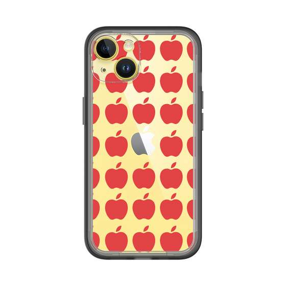 スリムプロテクションプレミアムケース［ Apple - Red ］