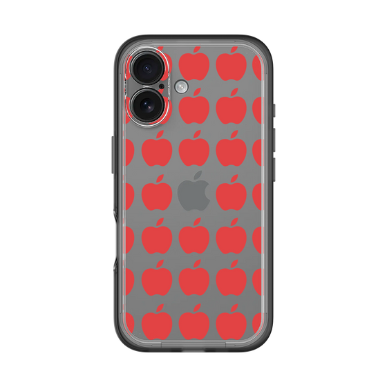 スリムプロテクションプレミアムケース［ Apple - Red ］